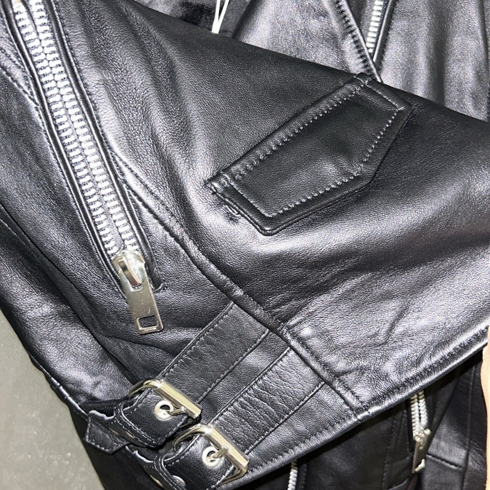 Walter Baker lamb Leather Jacket - Picture 9 of 13
